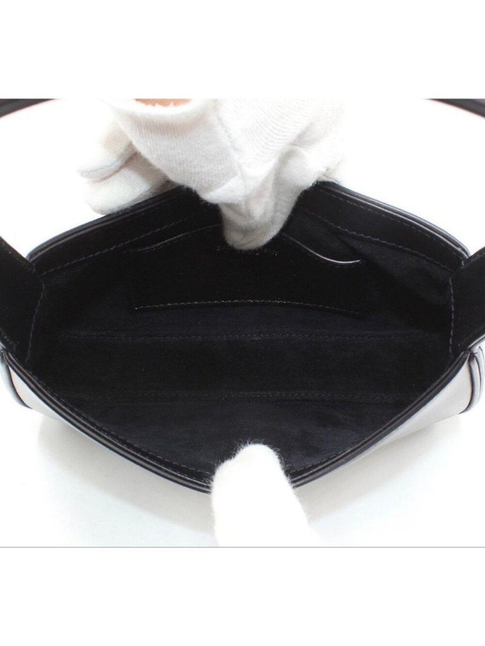 Saint Laurent le 5 7 Mini Hobo Handbag : Black - Picture 7 of 10